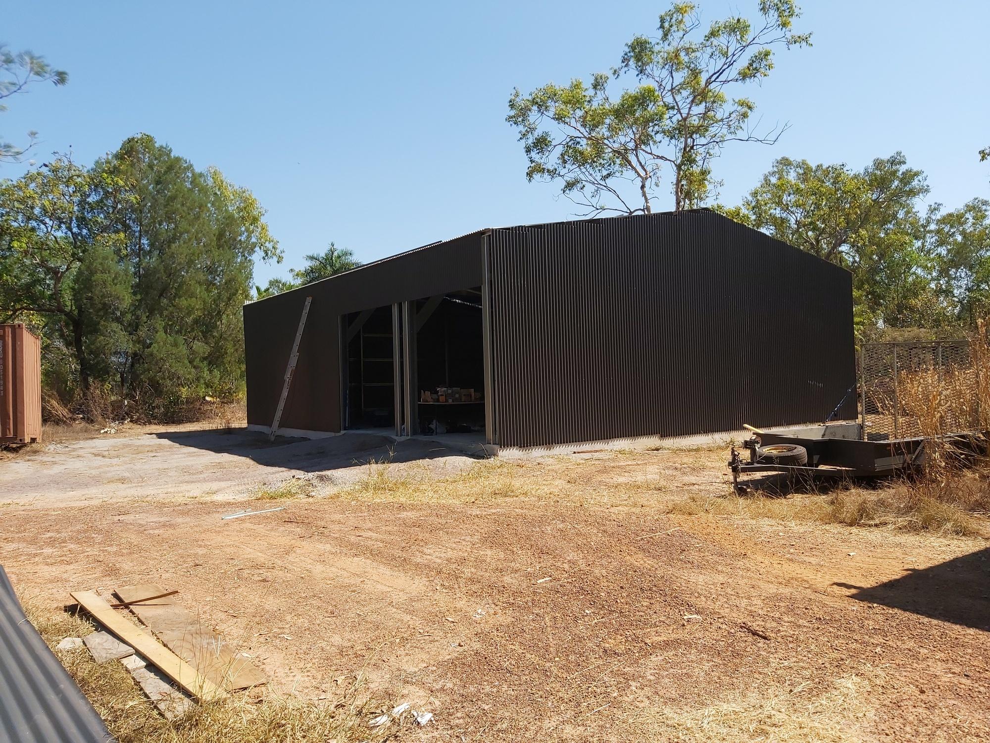 Kim from Humpty Doo, NT loves COLORBOND® steel. Roofing, Walling, Sheds made from COLORBOND® steel in colour Ironstone®