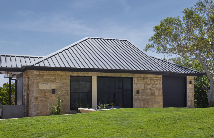 Sandstone house with COLORBOND roof