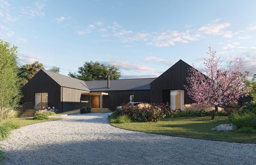 The Block house 1 render