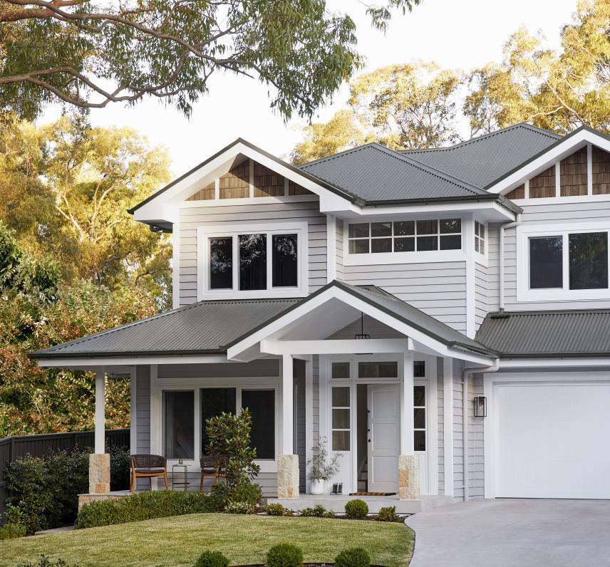 Wahroonga House with COLORBOND® steel in Woodland Grey in a classic finish