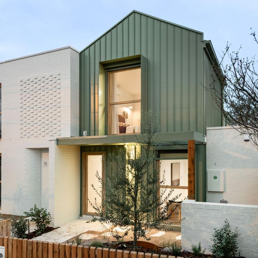 COLORBOND® steel Brunswick East Dual Occupancy development