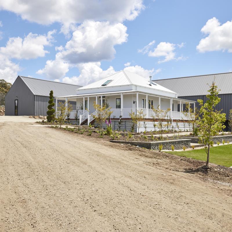 Driveway of House 5 on The Block 2022