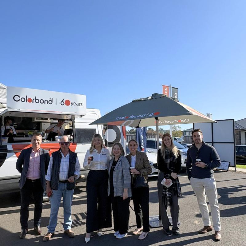 COLORBOND® steel coffee van - Celebrating 60 years, One coffee at a time
