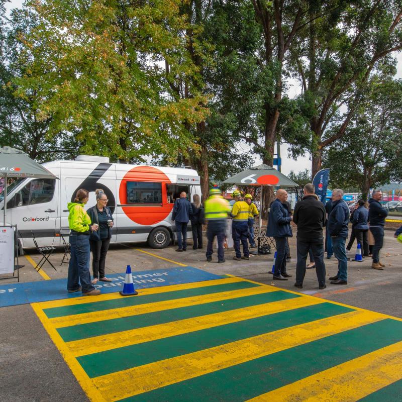COLORBOND® steel coffee van - Celebrating 60 years, One coffee at a time