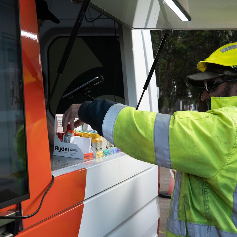 COLORBOND® steel coffee van - Celebrating 60 years, One coffee at a time