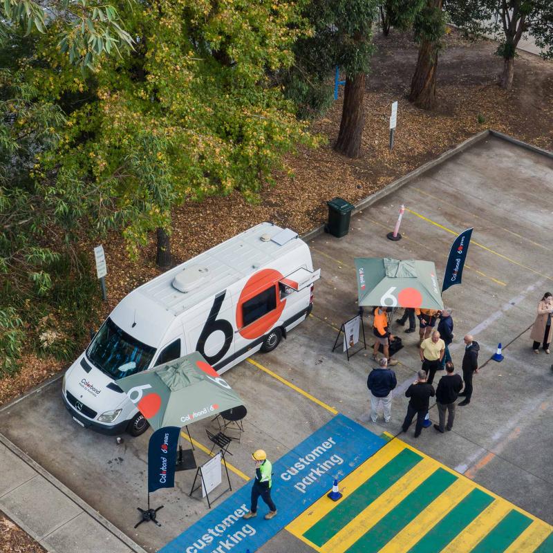 COLORBOND® steel coffee van - Celebrating 60 years, One coffee at a time