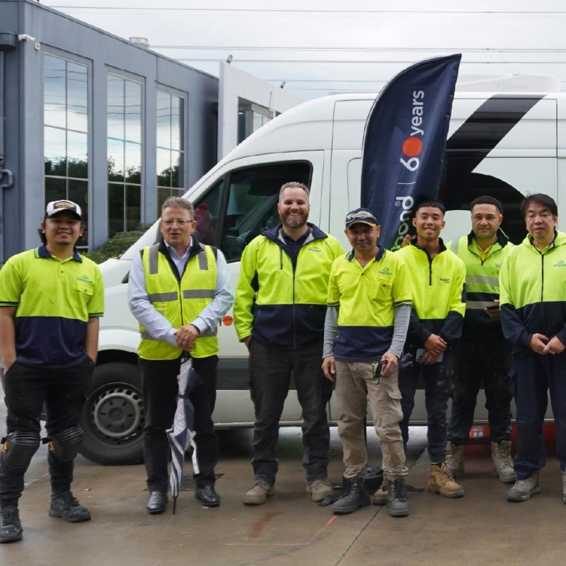 COLORBOND® steel coffee van - Celebrating 60 years, One coffee at a time
