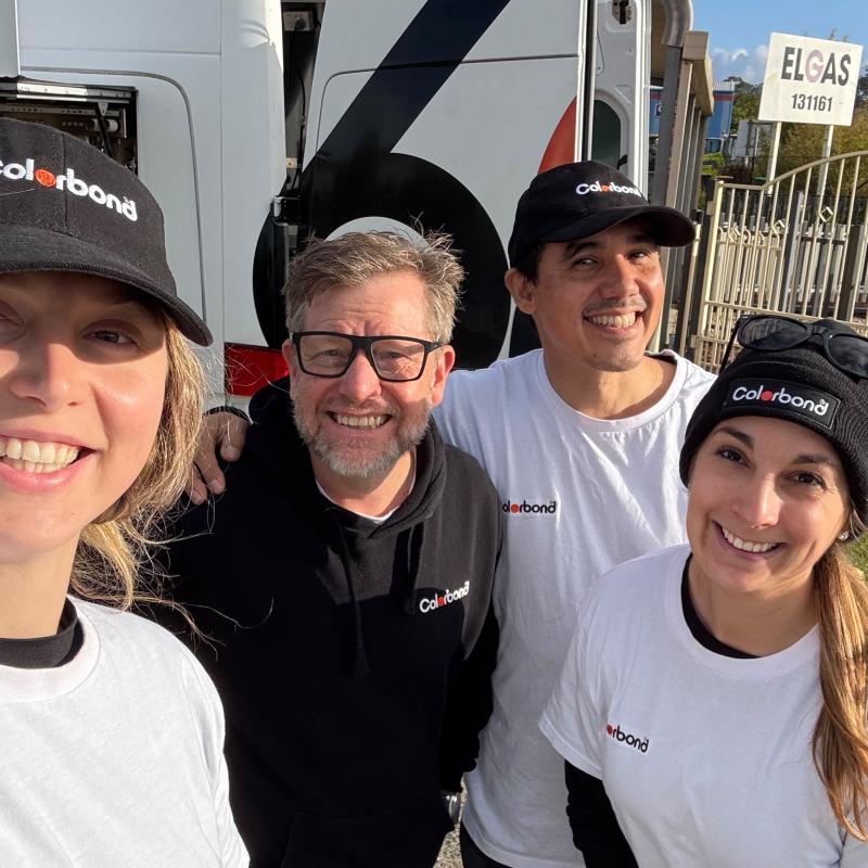 COLORBOND® steel coffee van - Celebrating 60 years, One coffee at a time