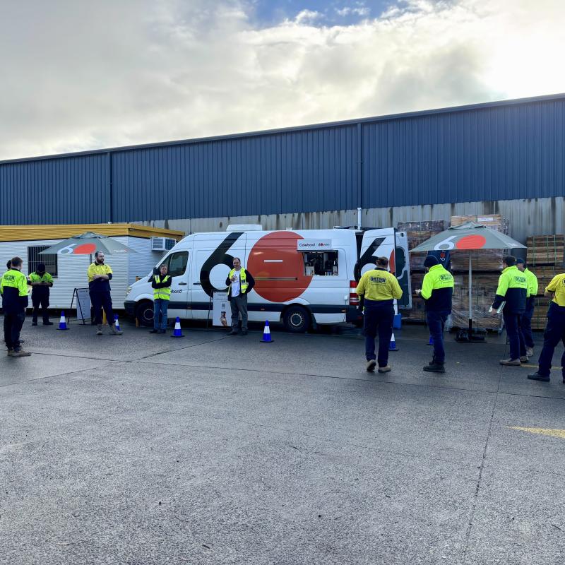 COLORBOND® steel coffee van - Celebrating 60 years, One coffee at a time
