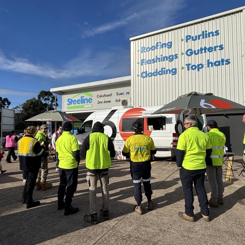 COLORBOND® steel coffee van - Celebrating 60 years, One coffee at a time