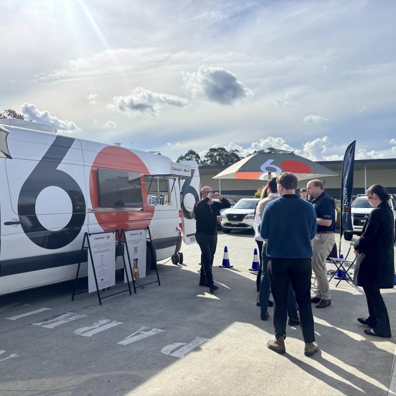 COLORBOND® steel coffee van - Celebrating 60 years, One coffee at a time