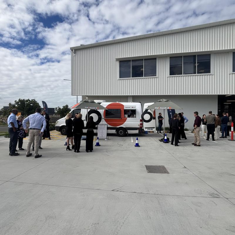 COLORBOND® steel coffee van - Celebrating 60 years, One coffee at a time