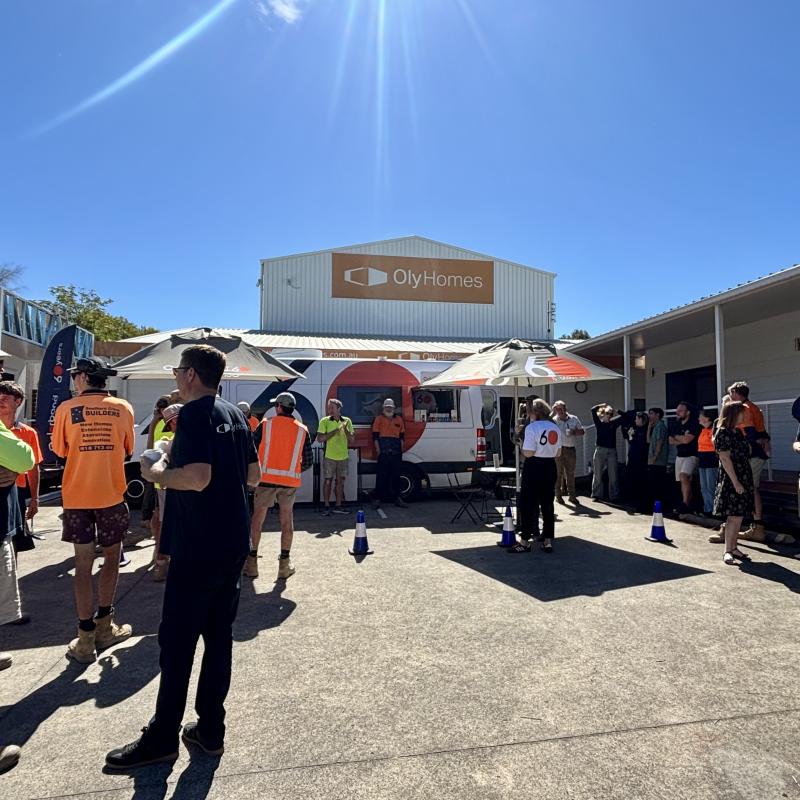 COLORBOND® steel coffee van - Celebrating 60 years, One coffee at a time
