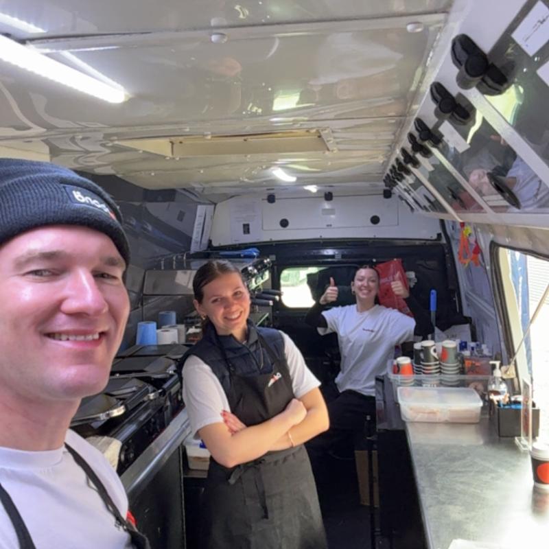 COLORBOND® steel coffee van - Celebrating 60 years, One coffee at a time