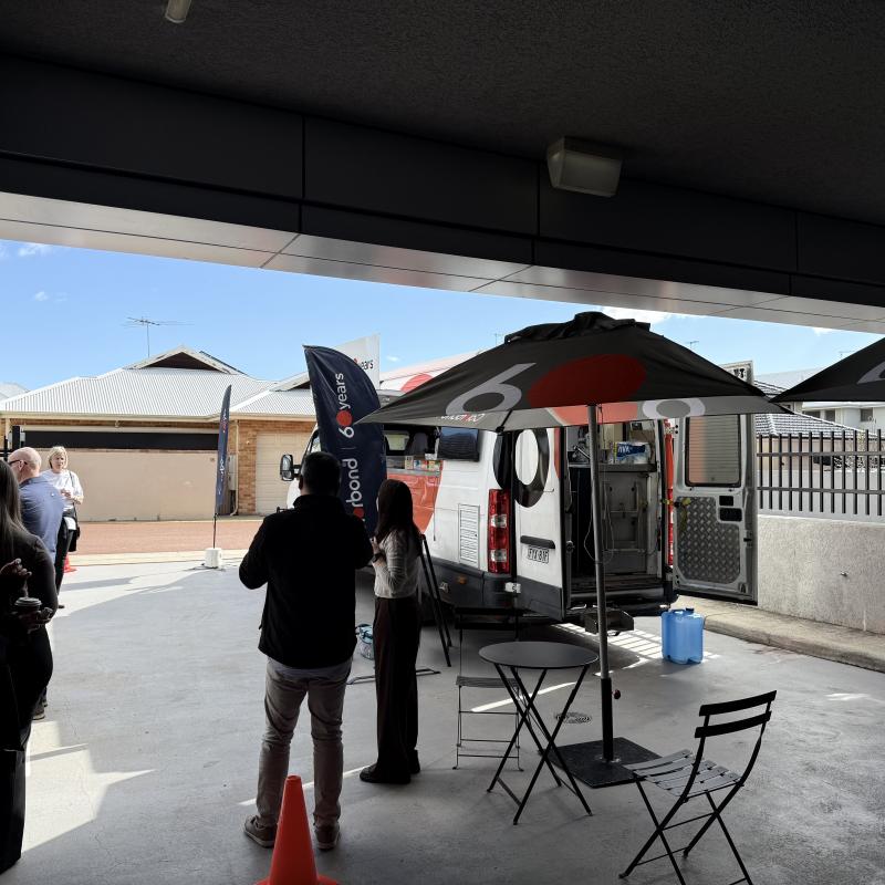 COLORBOND® steel coffee van - Celebrating 60 years, One coffee at a time