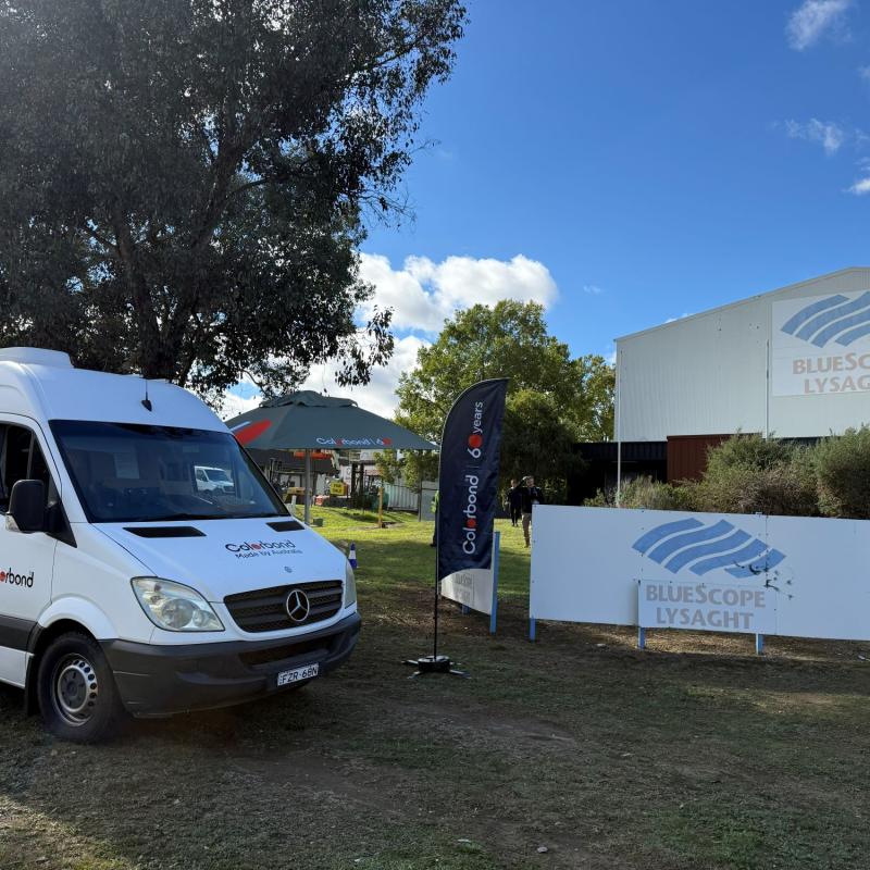COLORBOND® steel coffee van - Celebrating 60 years, One coffee at a time