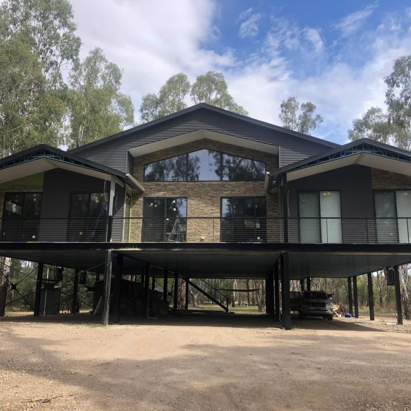 Rachael from Mount Martha, VIC loves COLORBOND® steel. Roofing, Guttering & Fascia, Walling made from COLORBOND® steel in colours Basalt® Matt and Shale Grey® Matt