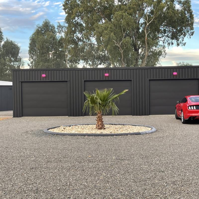 Melissa from Mildura, VIC loves COLORBOND® steel. Roofing, Guttering & Fascia, Garage Doors, Walling, Sheds made from COLORBOND® steel in colour Monument® Matt finish