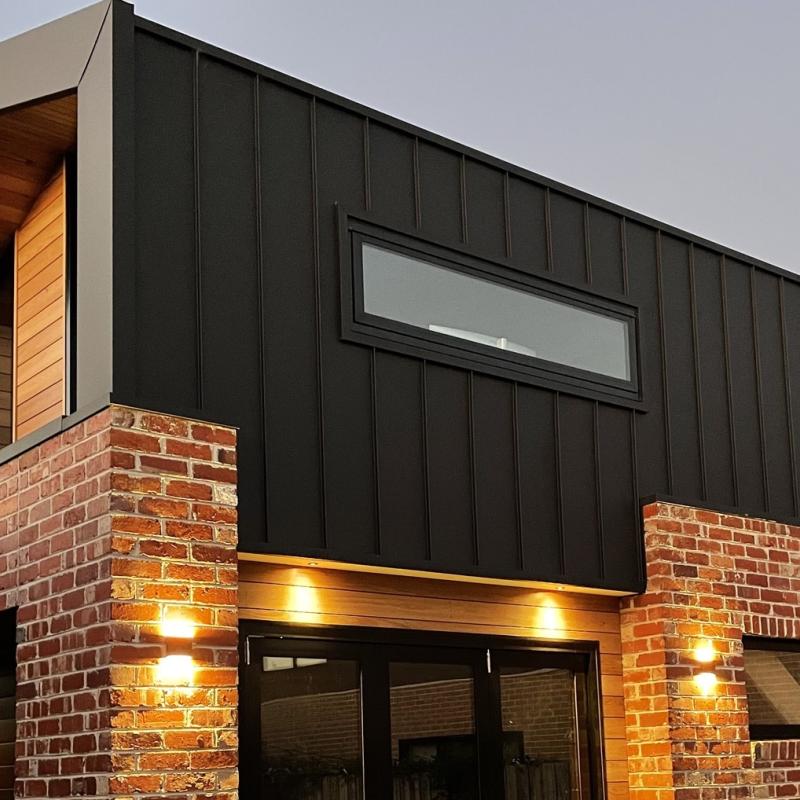 Mark from West Footscray, VIC loves COLORBOND® steel. Roofing, Guttering & Fascia, Walling made from COLORBOND® steel in the colour Monument® Matt Finish
