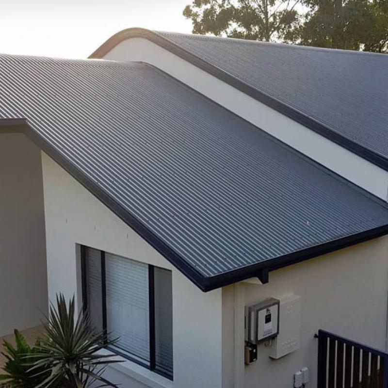 Vicki from Epping, NSW loves COLORBOND® steel. Roofing made from COLORBOND® steel in colour Ironstone®