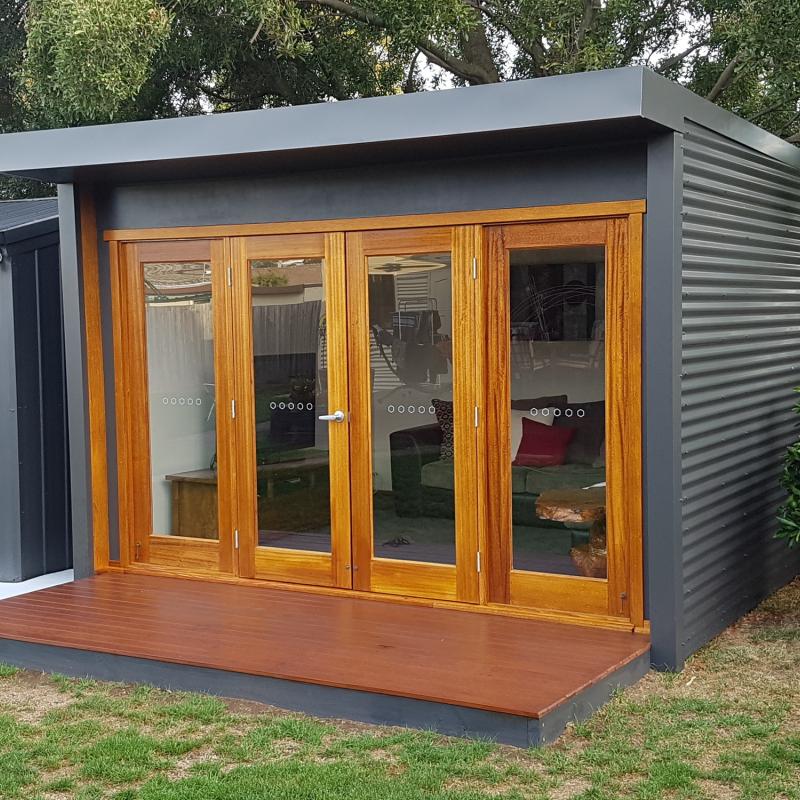 Matt from Newnham, TAS loves COLORBOND® steel. Sheds made from COLORBOND® steel in colour Monument®