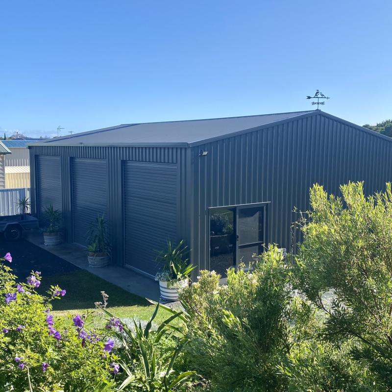 Erica from Robe, SA loves COLORBOND® steel. Roofing, Guttering & Fascia, Garage Doors, Walling, Fencing, Sheds made from COLORBOND® steel in colour Woodland Grey®