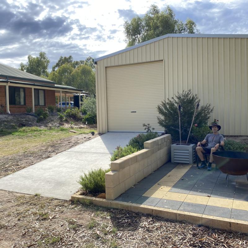 Evan from York, WA loves COLORBOND® steel.  Roofing, Guttering & Fascia, Garage Doors, Sheds, made from COLORBOND® steel in Classic Cream™