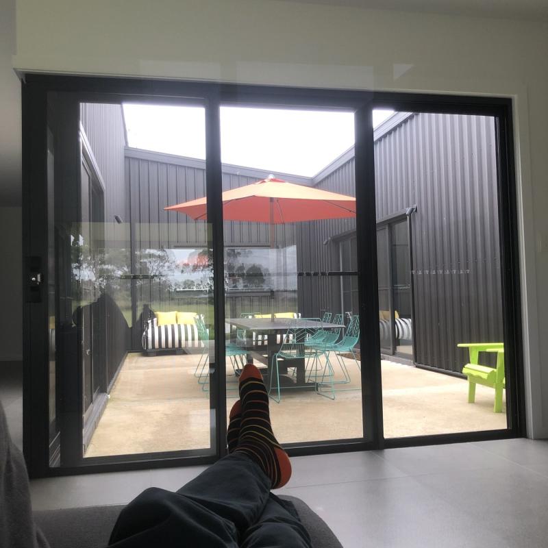 Andrew from Armidale, NSW loves COLORBOND® steel. Roofing, Guttering & Fascia, Garage Doors, Walling, Sheds made from COLORBOND® steel in the colour Monument® Matt