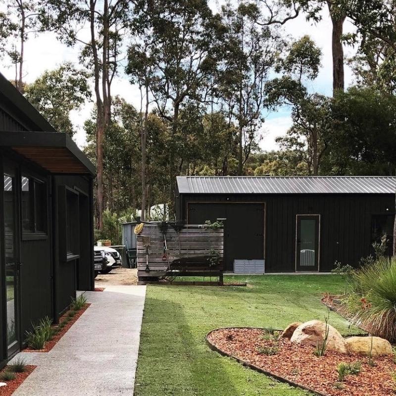 Amber from Cowaramup, WA loves COLORBOND® steel. Roofing, Guttering & Fascia, Walling, Sheds made from COLORBOND® steel in colour Monument® Matt