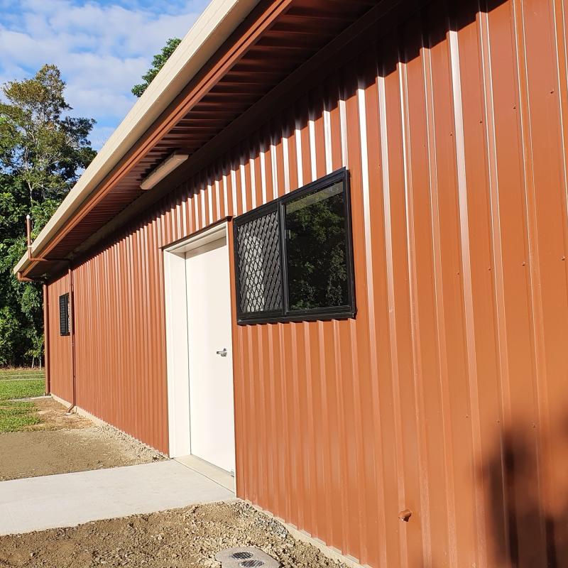 Jenny from Shannonvale, QLD loves COLORBOND® steel. Chocolate tourist attraction. Roofing, Guttering & Fascia, Walling made from COLORBOND® steel in colours Paperbark® and Terrain®