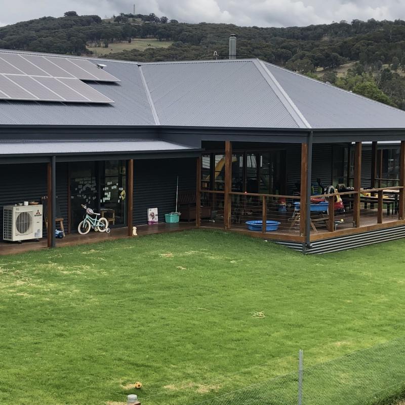 Zac from Boho, VIC loves COLORBOND® steel. Roofing, Guttering & Fascia, Walling, Sheds, Patio & Pergola made from COLORBOND® steel in the colour Ironstone®