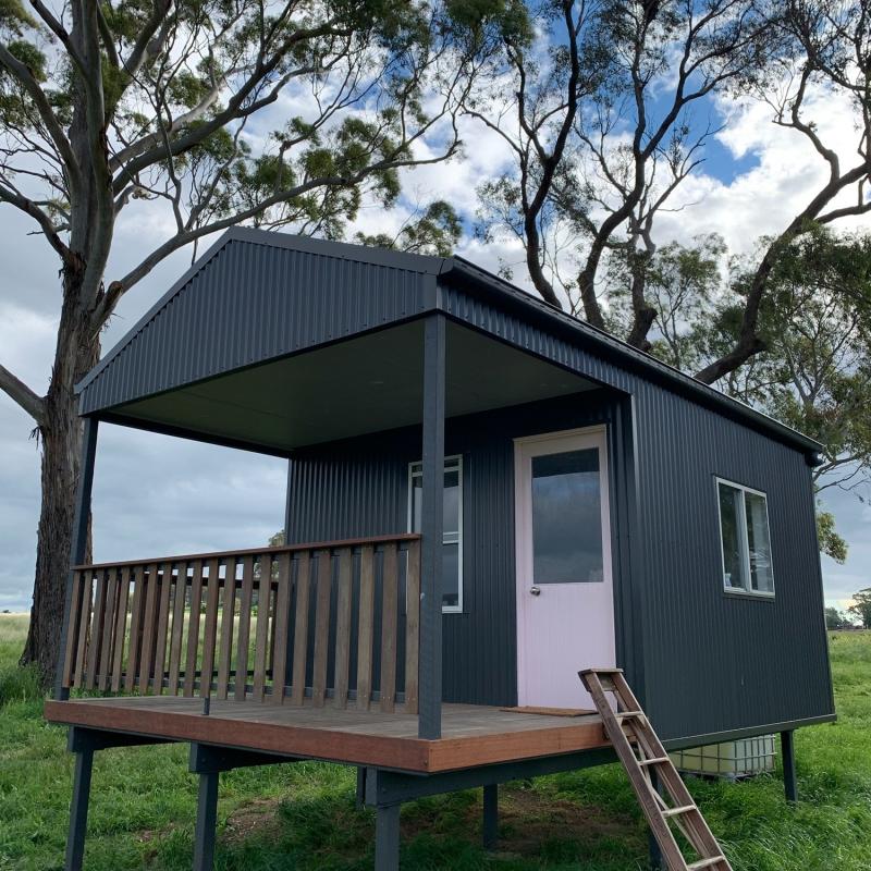 Mark from Millthorpe, NSW loves COLORBOND® steel. Cubby house Roofing, Guttering & Fascia, Walling made from COLORBOND® steel in colour Monument® Matt