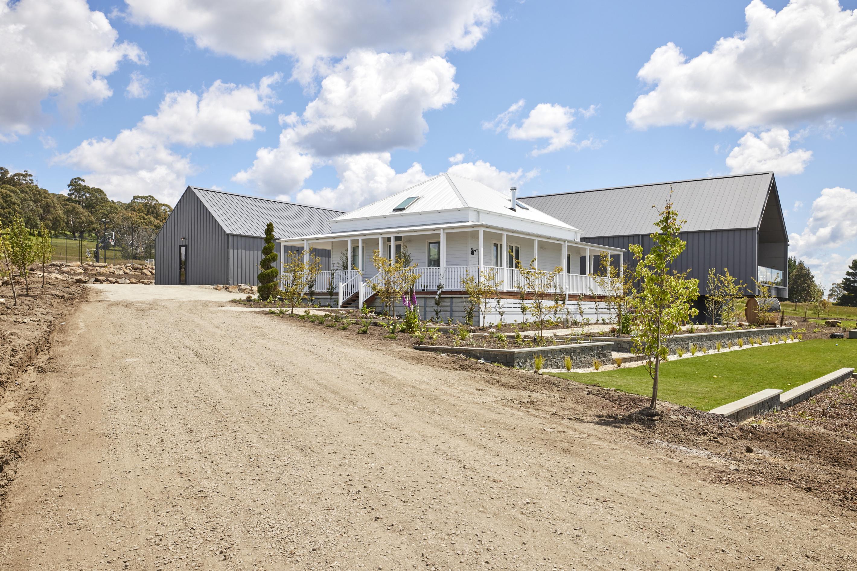 Driveway of House 5 on The Block 2022