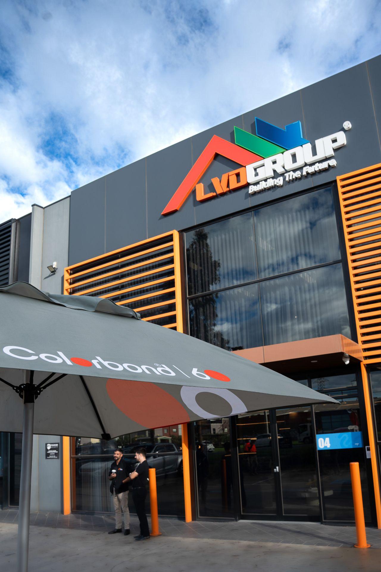COLORBOND® steel coffee van visit to LVD Group