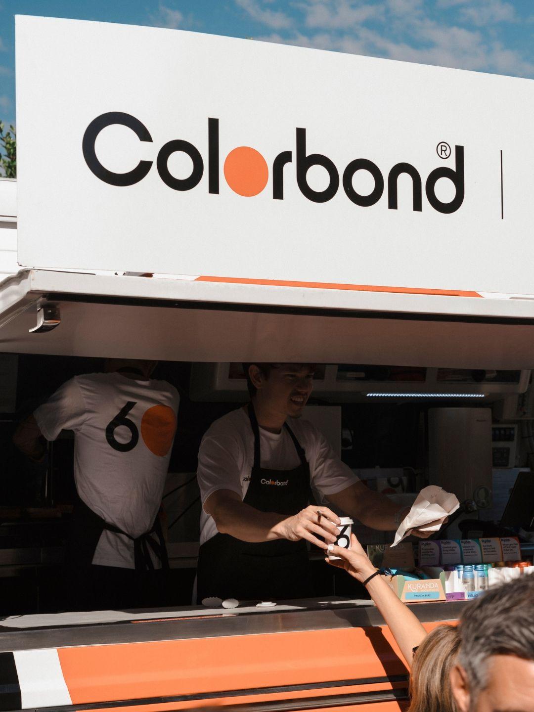 COLORBOND® steel coffee van - Celebrating 60 years, One coffee at a time