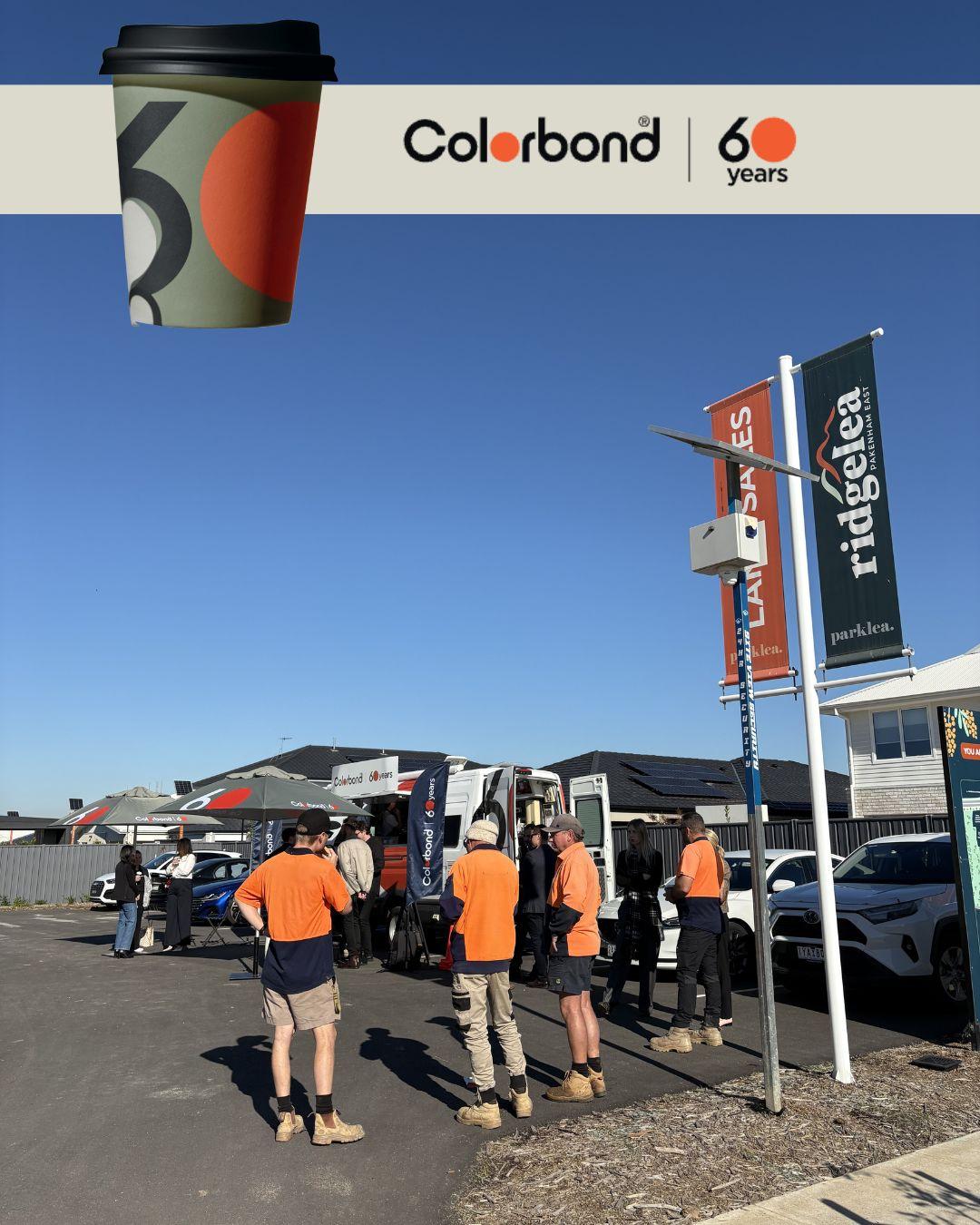 COLORBOND® steel coffee van - Celebrating 60 years, One coffee at a time