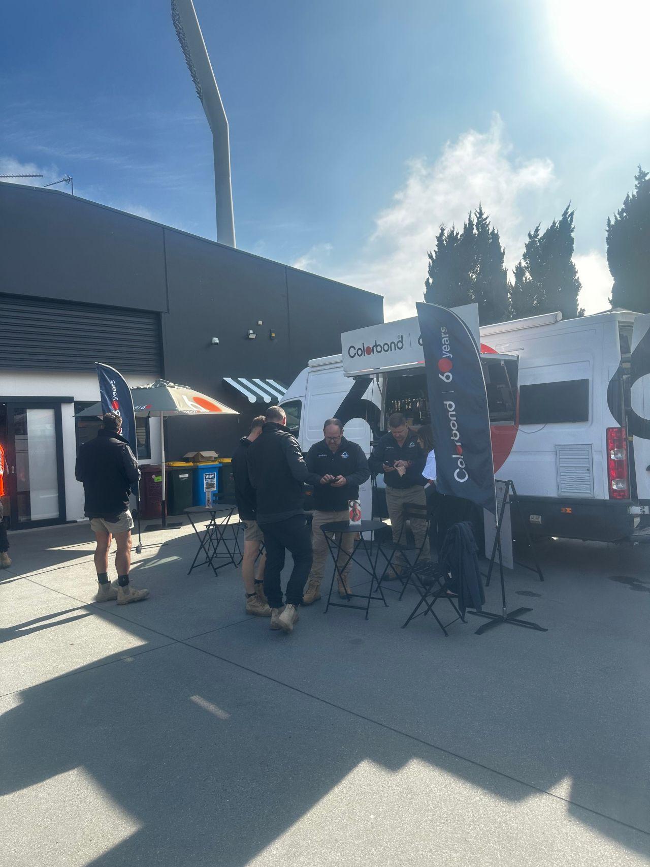 COLORBOND® steel coffee van - Celebrating 60 years, One coffee at a time