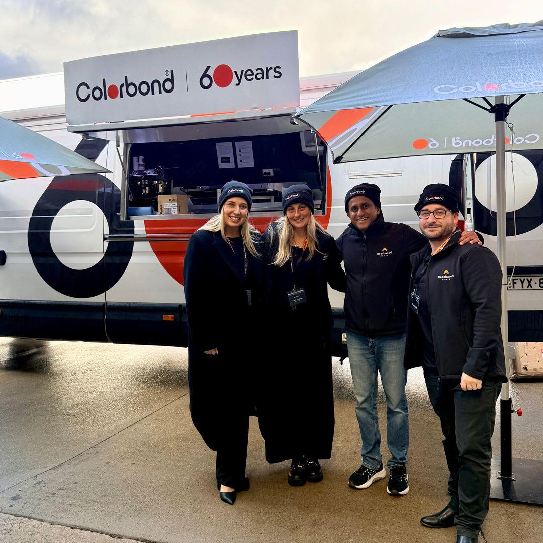 COLORBOND® steel coffee van - Celebrating 60 years, One coffee at a time
