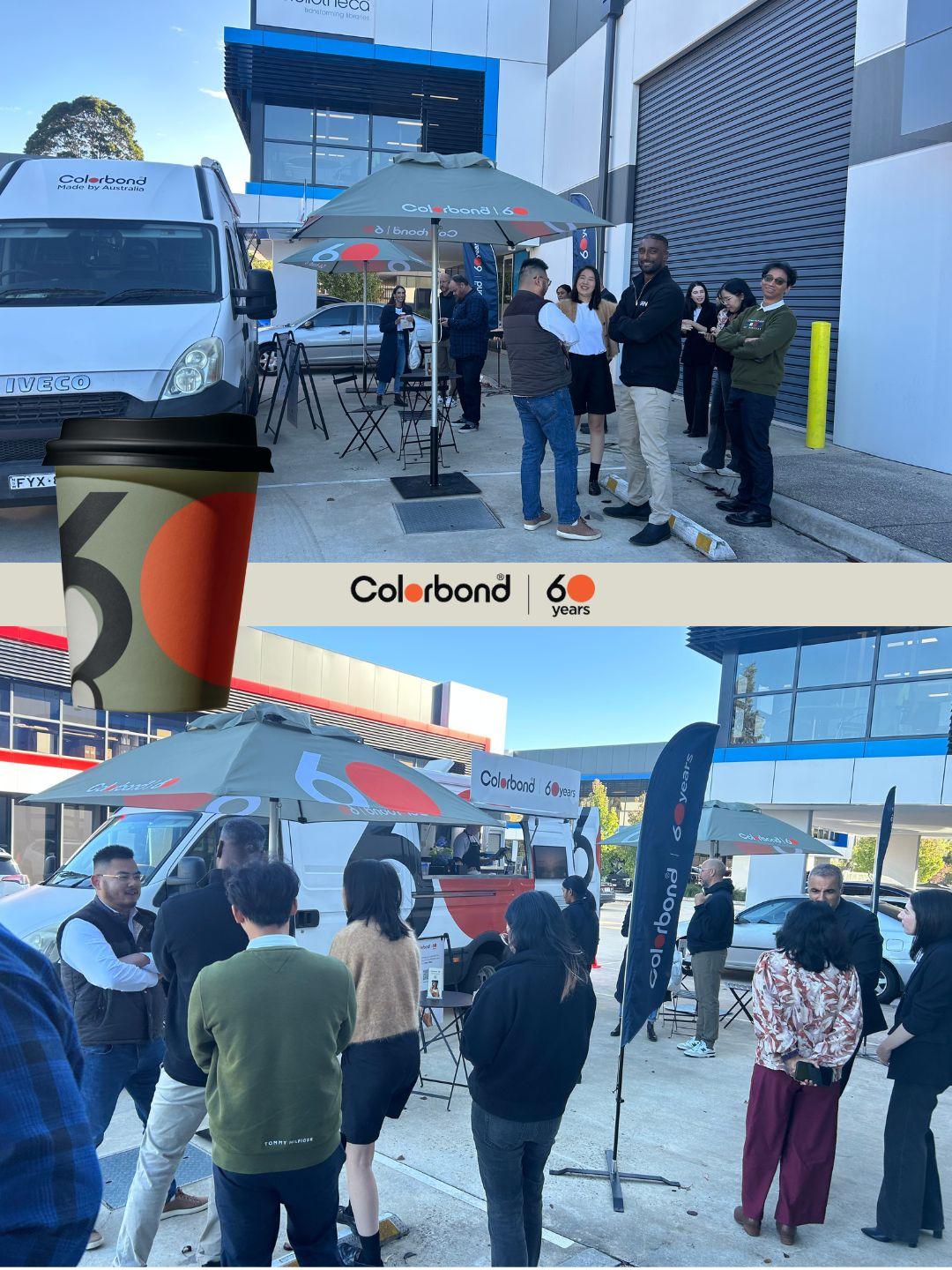 COLORBOND® steel coffee van - Celebrating 60 years, One coffee at a time