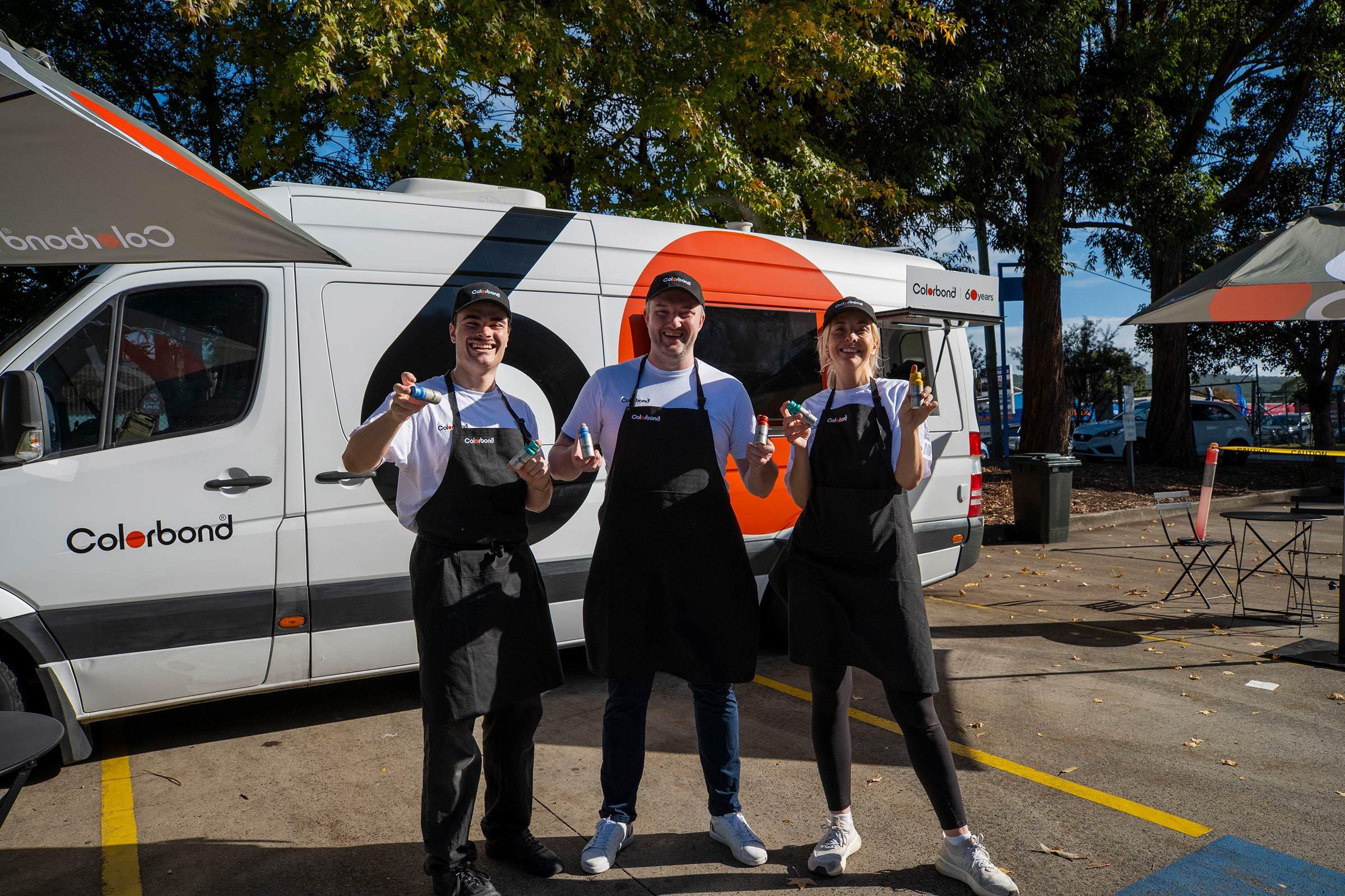 COLORBOND® steel coffee van - Celebrating 60 years, One coffee at a time