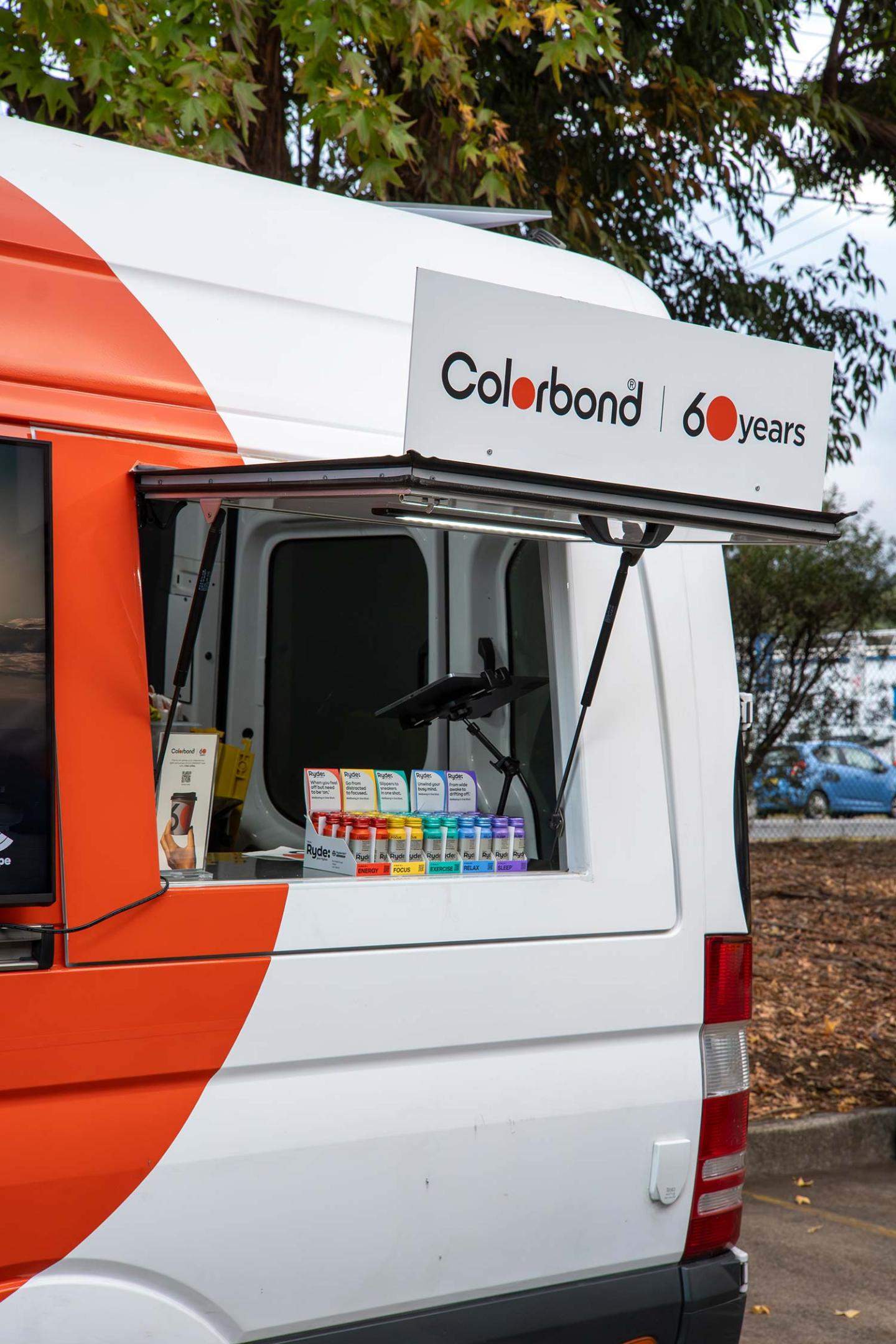 COLORBOND® steel coffee van - Celebrating 60 years, One coffee at a time