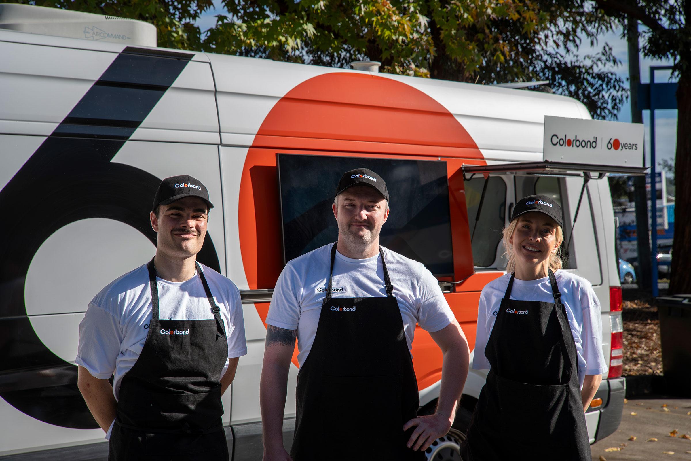 COLORBOND® steel coffee van - Celebrating 60 years, One coffee at a time