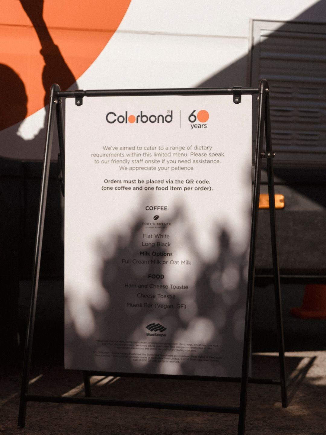 COLORBOND® steel coffee van - Celebrating 60 years, One coffee at a time