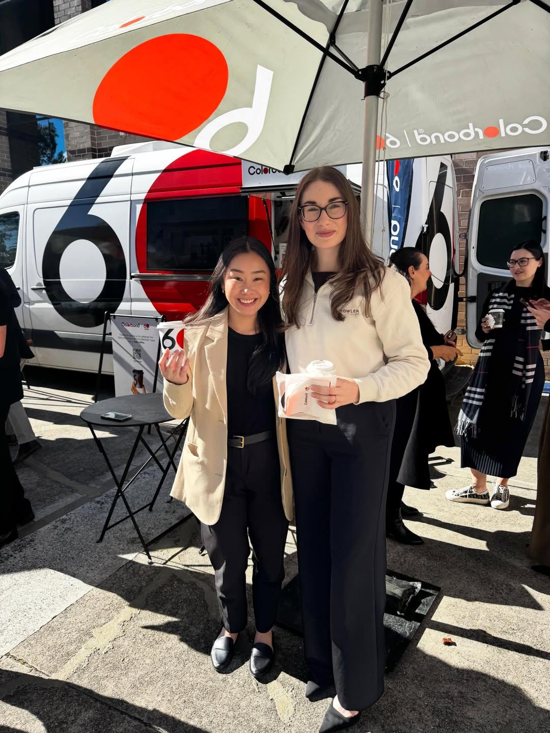 COLORBOND® steel coffee van - Celebrating 60 years, One coffee at a time