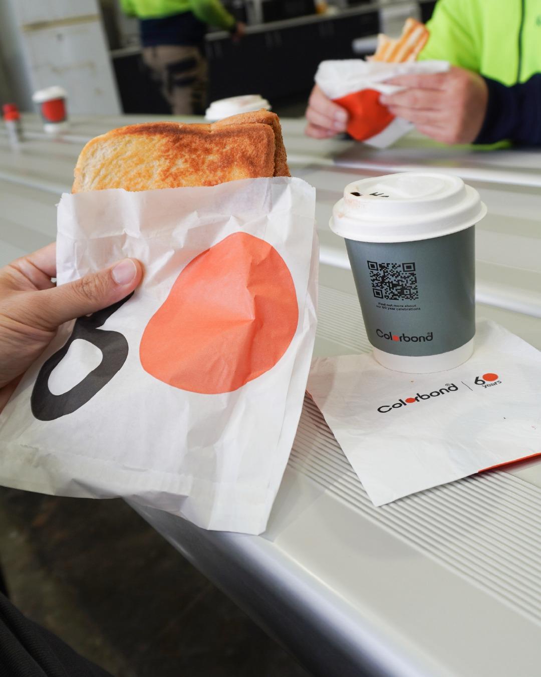 COLORBOND® steel coffee van - Celebrating 60 years, One coffee at a time