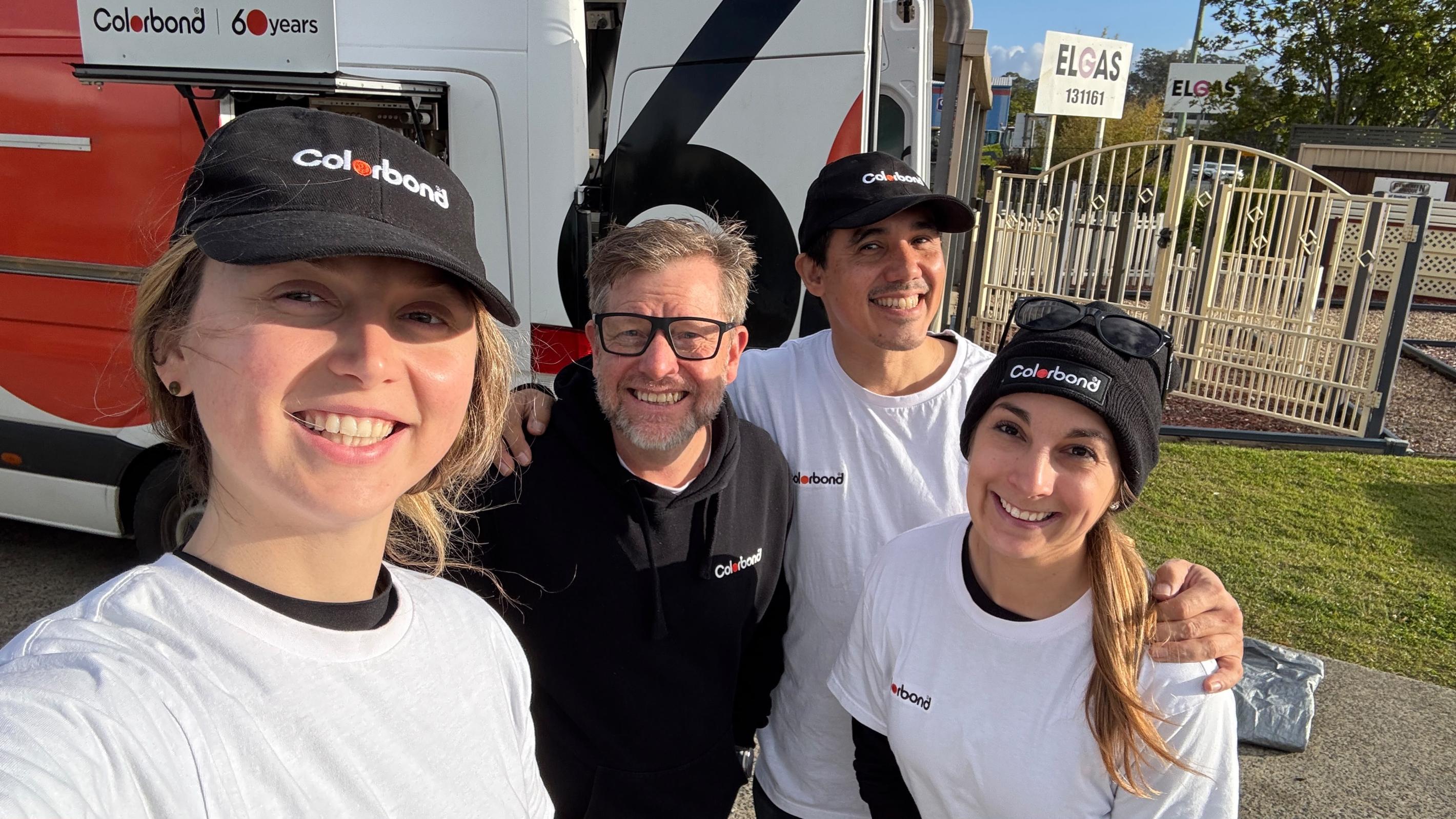 COLORBOND® steel coffee van - Celebrating 60 years, One coffee at a time