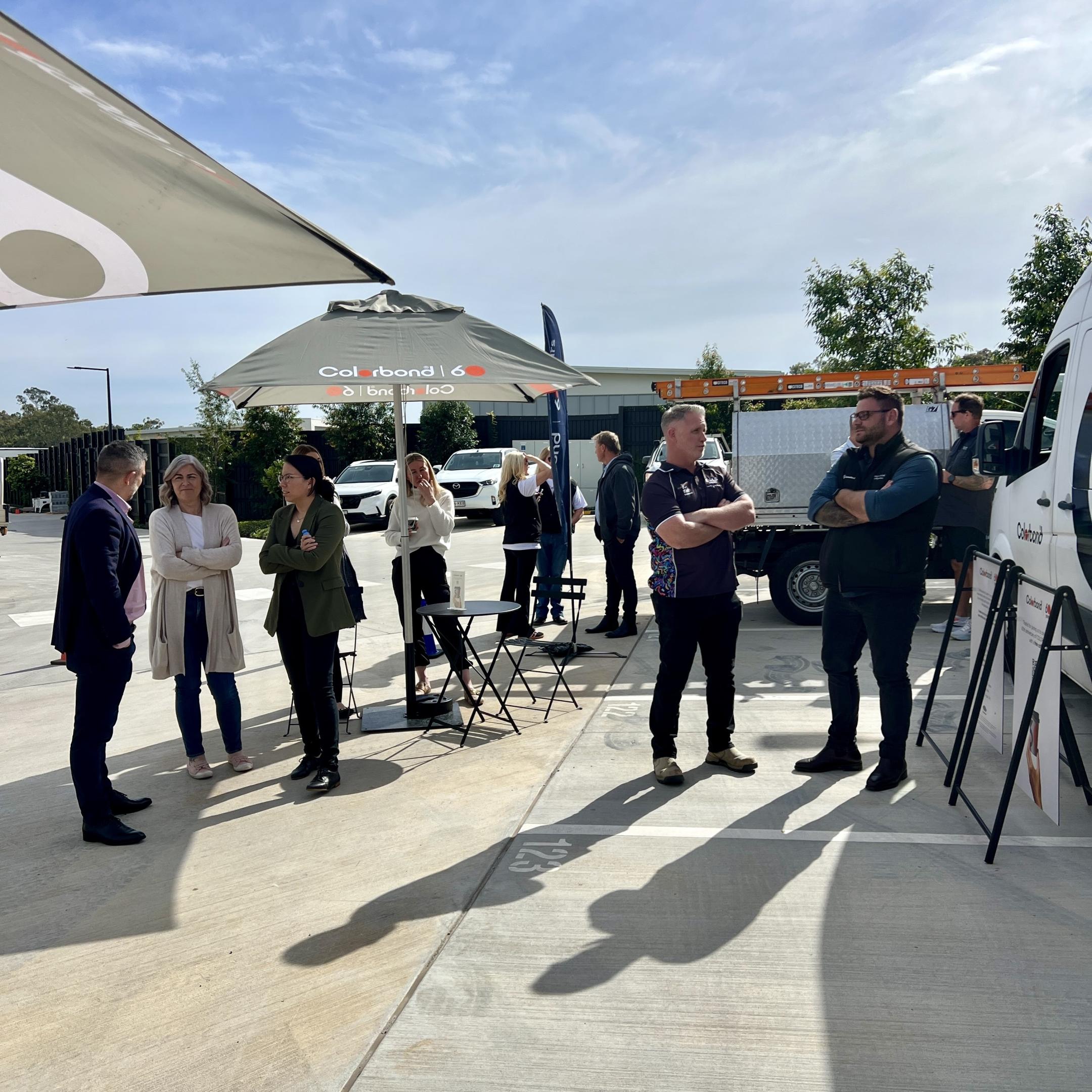 COLORBOND® steel coffee van - Celebrating 60 years, One coffee at a time