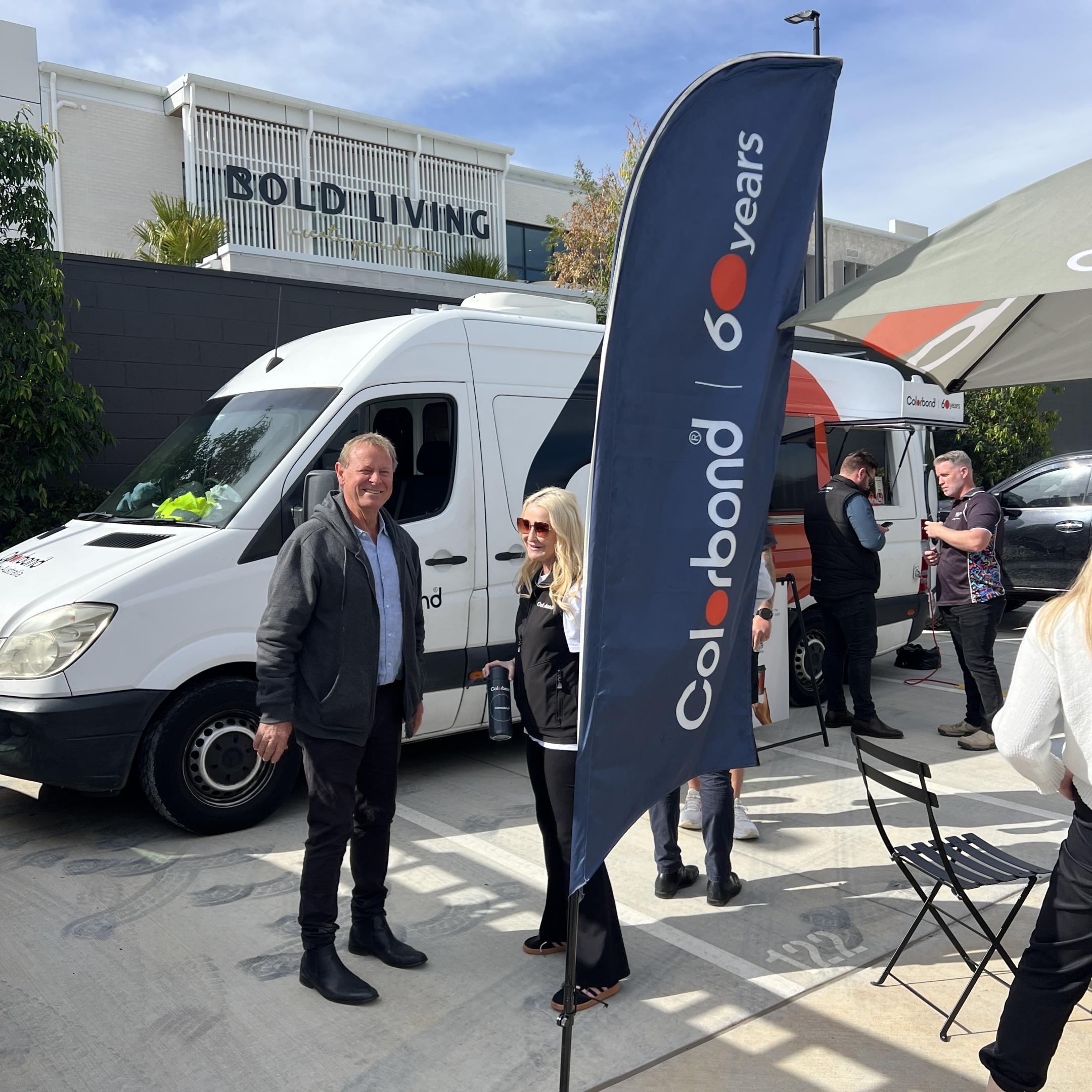 COLORBOND® steel coffee van - Celebrating 60 years, One coffee at a time