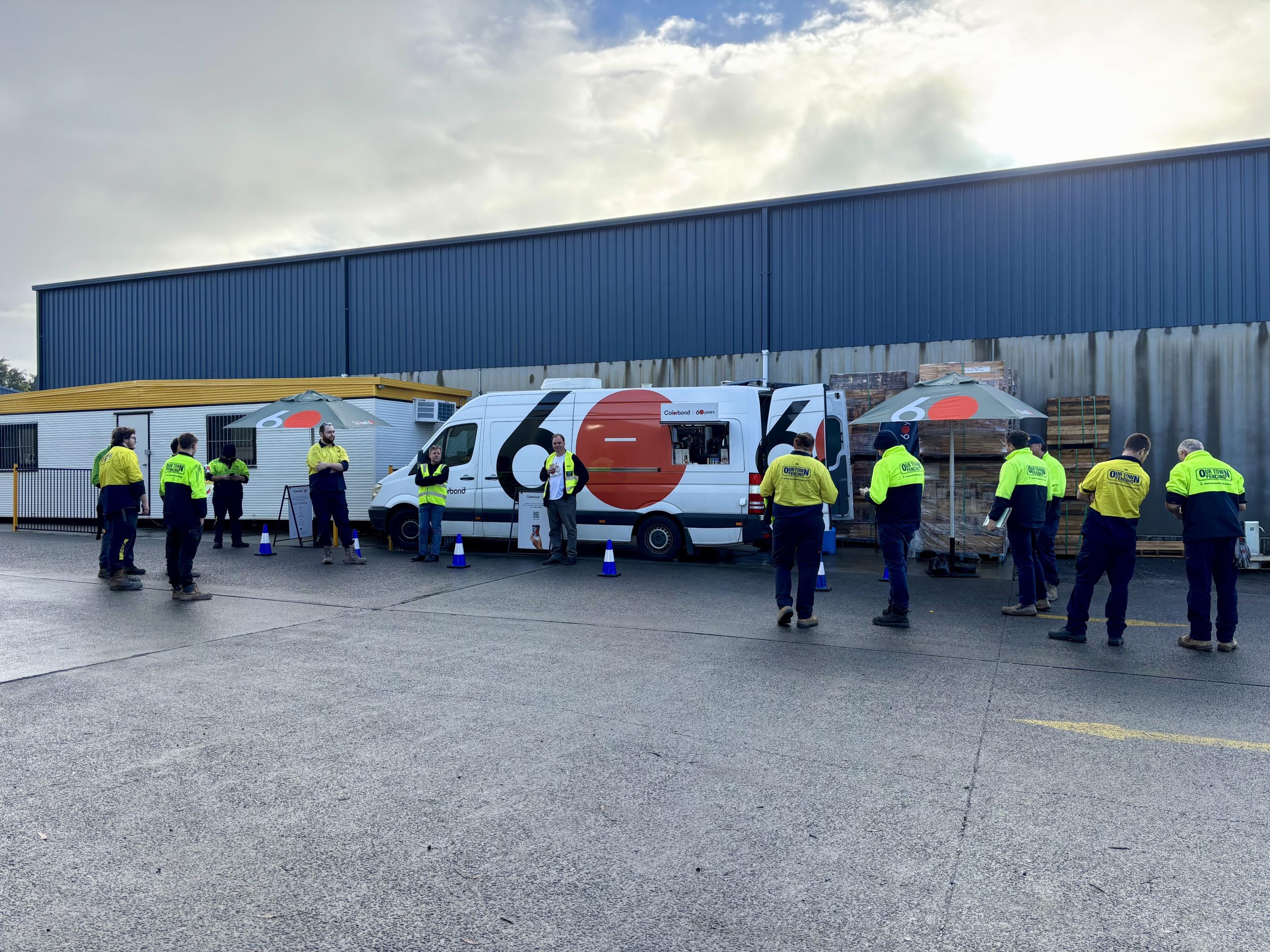 COLORBOND® steel coffee van - Celebrating 60 years, One coffee at a time