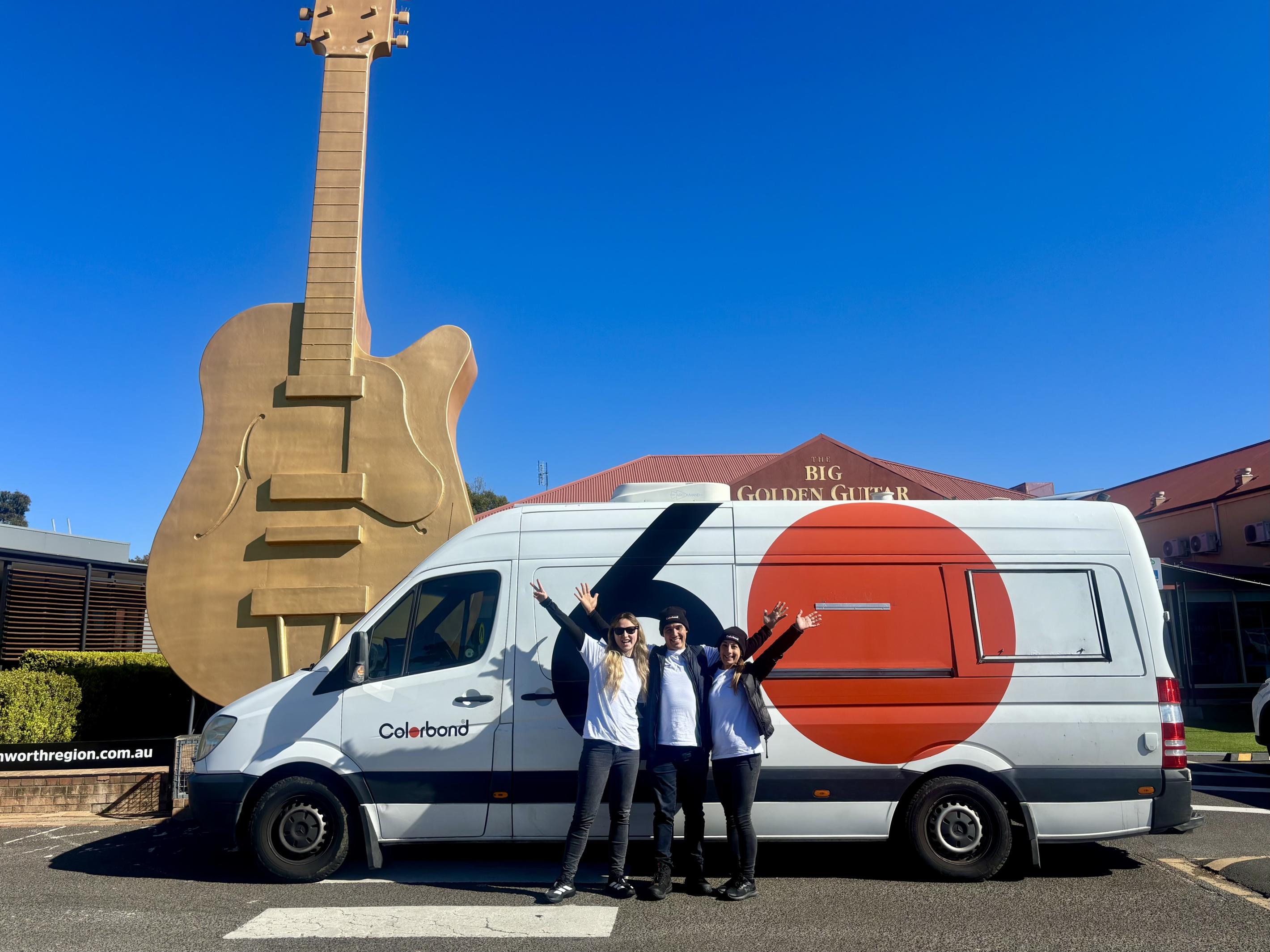 COLORBOND® steel coffee van - Celebrating 60 years, One coffee at a time